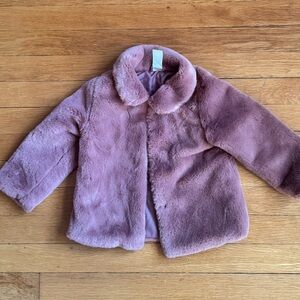 H&M Toddler Fluffy Coat - 18 mos